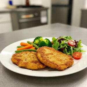 pan fried pork cutlet