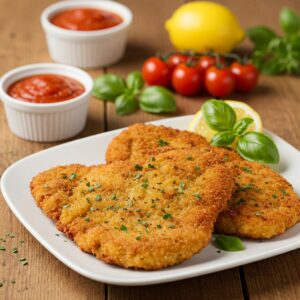 Breaded Pork Cutlets with Italian Seasoning