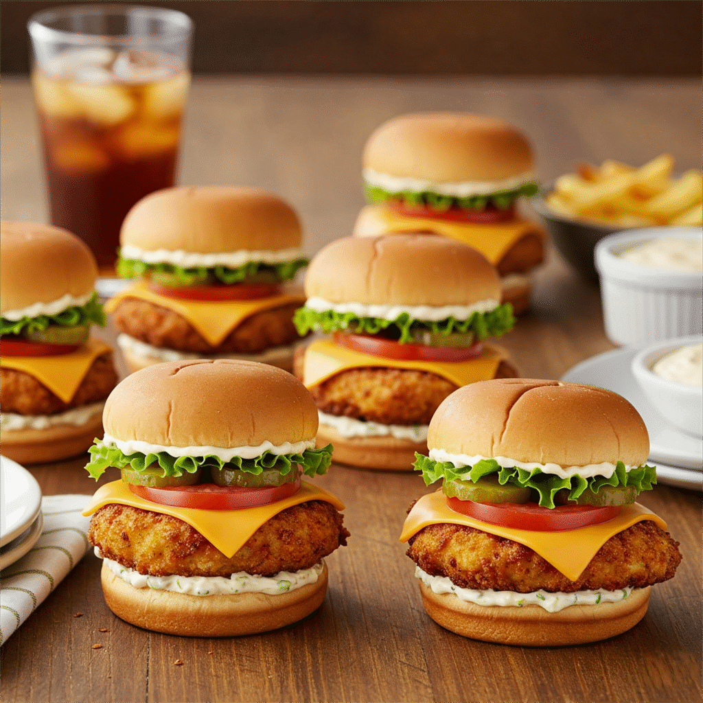 chicken cutlets sliders