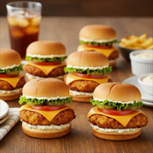 chicken cutlets sliders