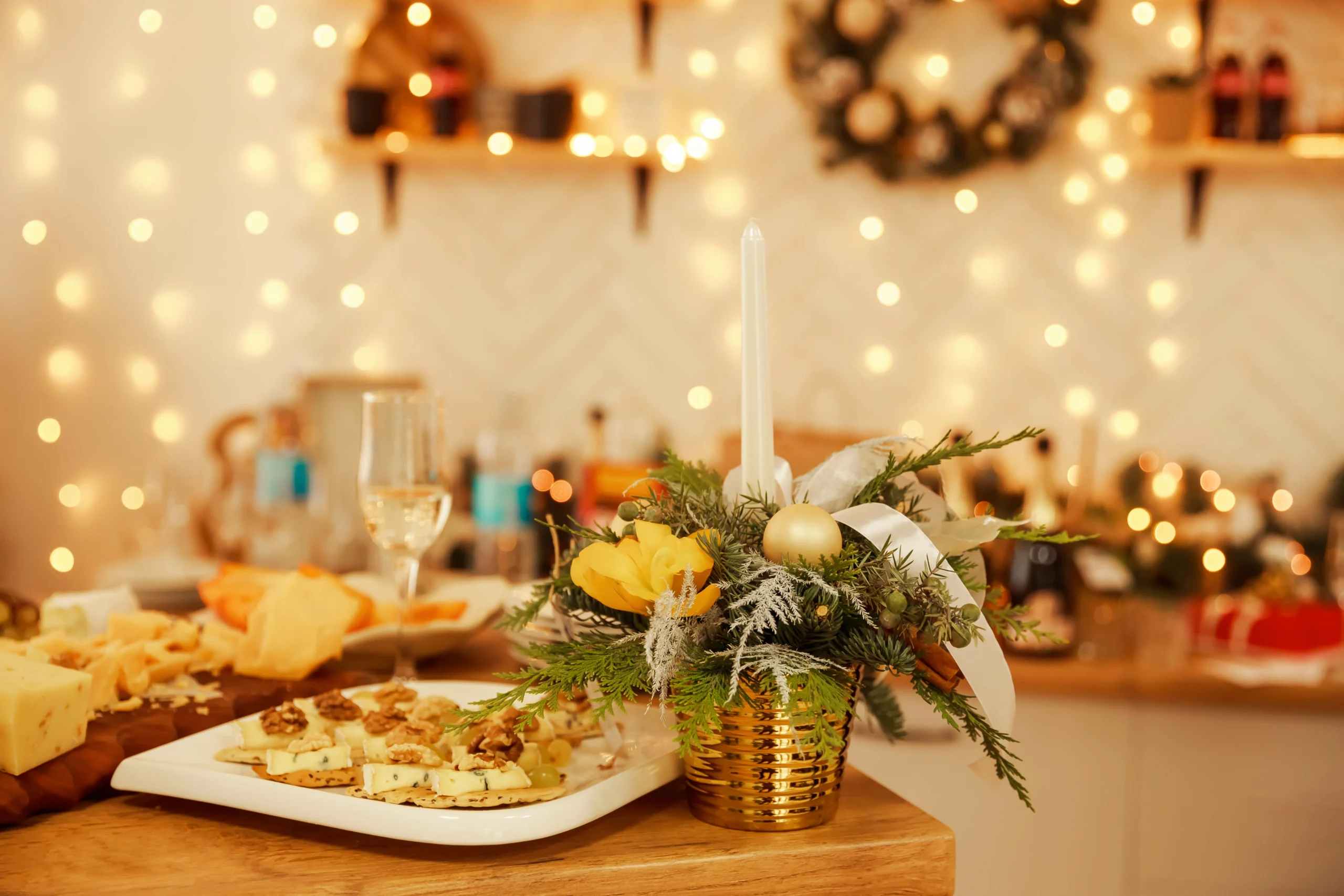 new years eve dinner table